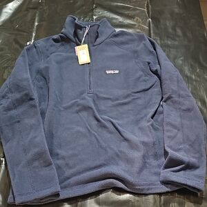 Patagonia Navy Blue Fleece Pullover